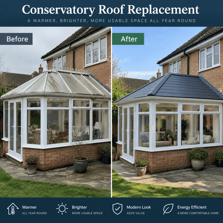Conservatory Roof Replacement in Cornwall: Warm Roofs, Tiled Roofs and Smart Design for St Austell Homes